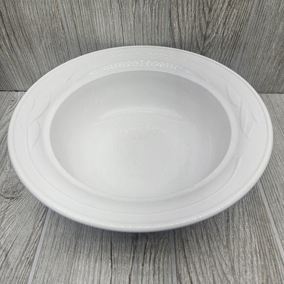 Vintage Corning Embossed Serving Bowl 10" Round‎ Oven Microwave Safe Made in USA - Picture 2 of 8